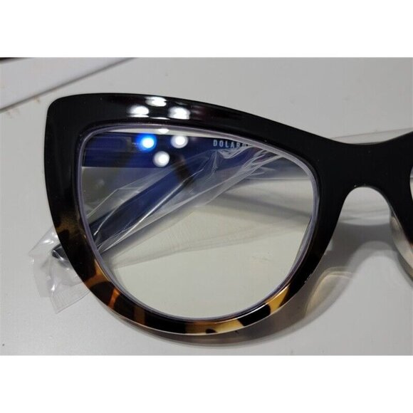 EyeKepper Black Tortoiseshell 1.5 Cat Eye Thick Reading Nerd Glasses 113256 - Picture 2 of 3